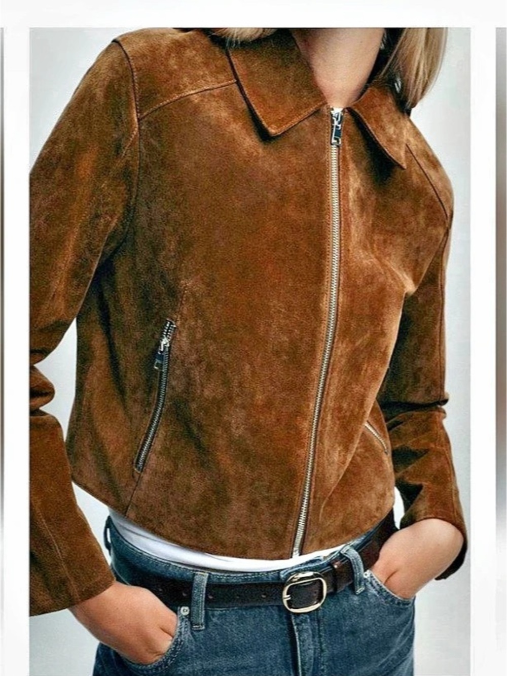 100% LEATHER SHORT JACKET
WHISKEY - Picture 2 of 2